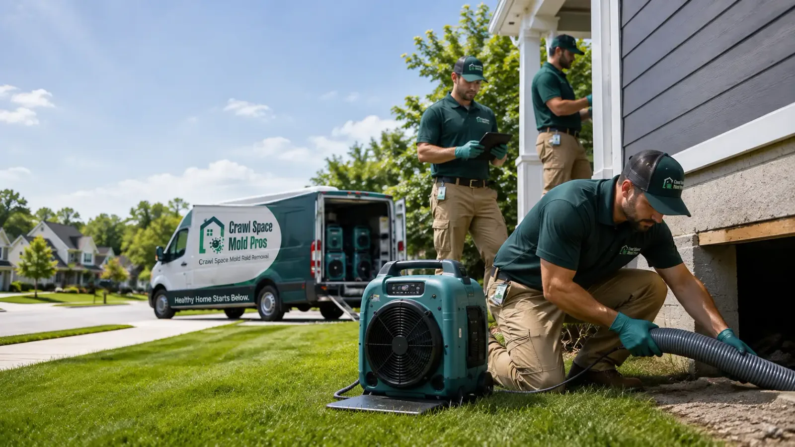 Crawl Space Mold Removal in Marion, MA
